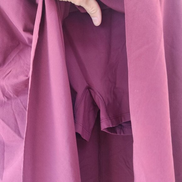 Halara Breezefull High Waisted High Low Ruffle Skirt 2-in-1 Casual Women's XL - Picture 5 of 7